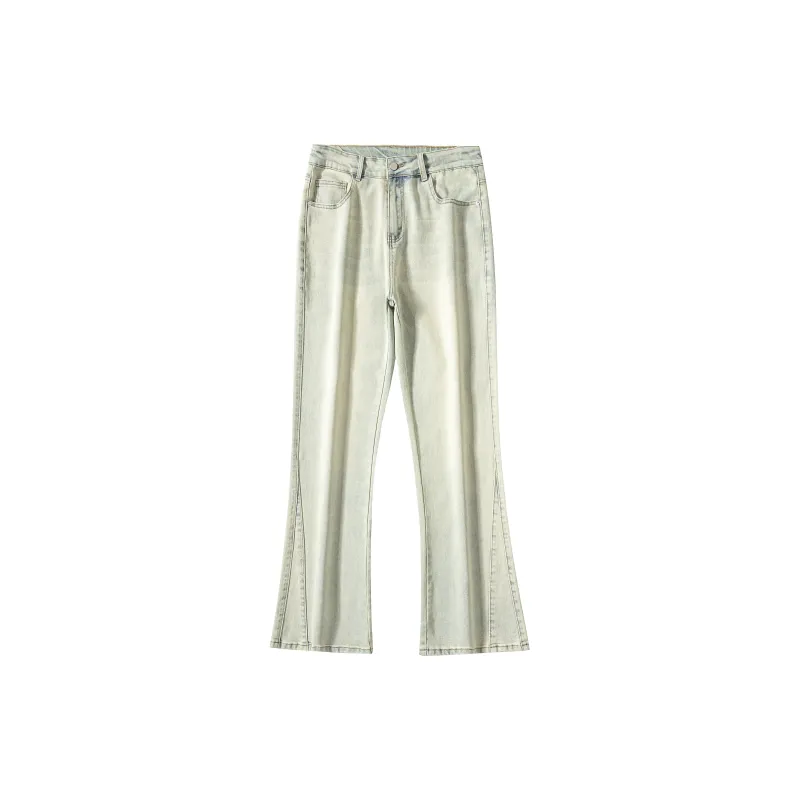 POLAR BEAR Washed Stretch Distressed Jeans Summer Unisex-22