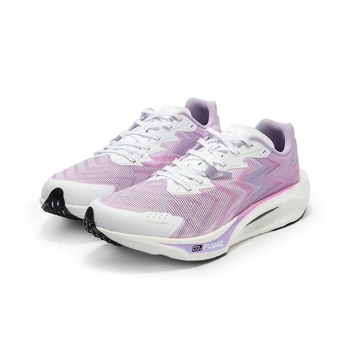 361° Speed 3 PRO Cushioning Anti-Slip Wear-Resistant Breathability Low-Top Running Shoes Unisex White Purple-2