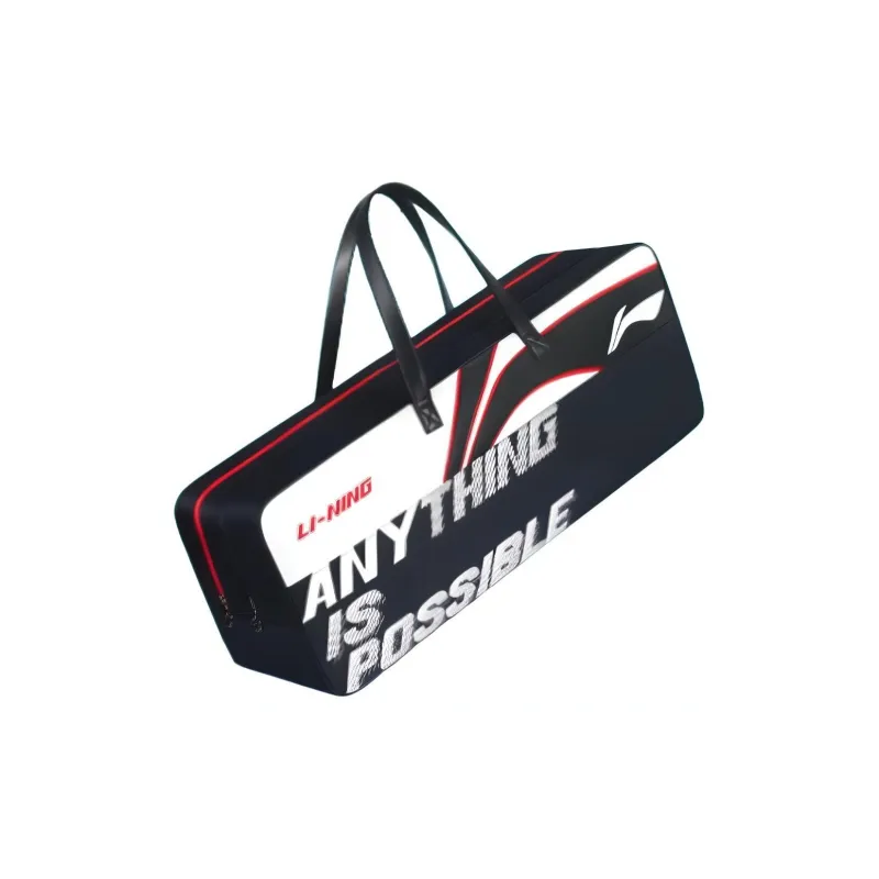 LiNing Fabric Badminton Handbag Regular Unisex Blue White Red-4