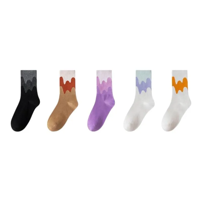 2323 Mid Calf Socks Women's 5 Pack-3