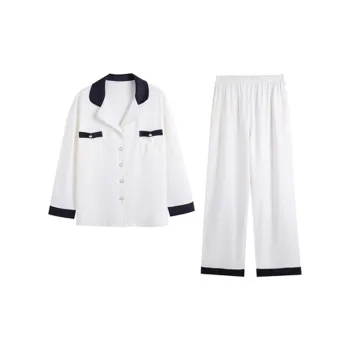 Flow Yarn Pajama Set Women's White