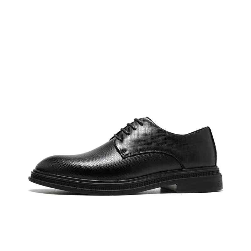 ZUWUDONG Dress Shoes Men Low Top Black, Brown-0