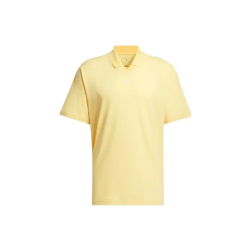 Adidas Clothing Polo Shirts Men Yellow