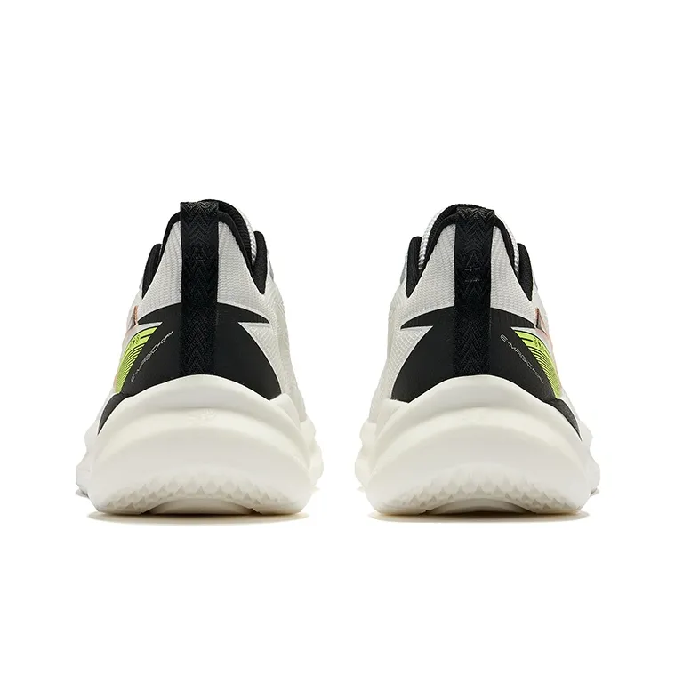 Erke Wind Chase 2.0 V2 Cushioned Wear Resistant Breathable Low Top Sprint Running Shoes Men's White Green-3
