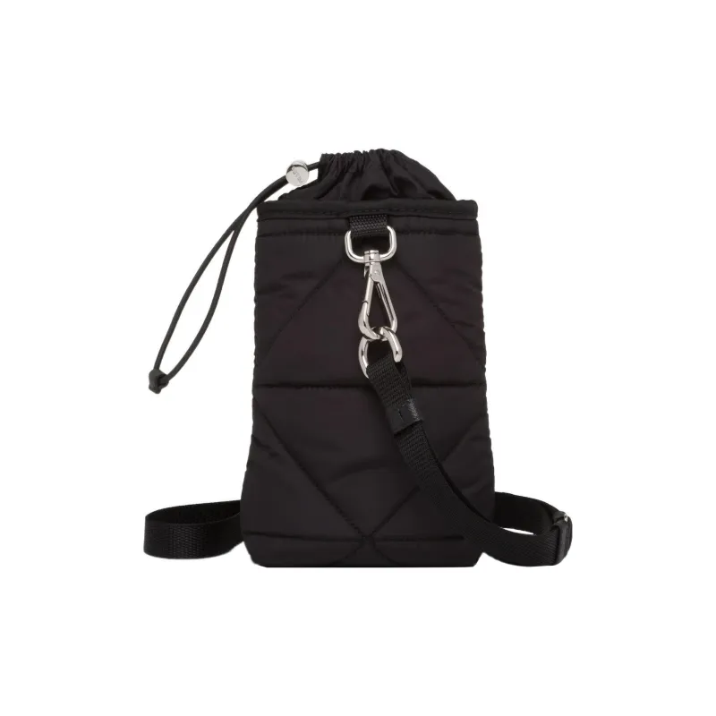 PRADA Fabric Laptop Bag Crossbody Bag Shoulder Bag Men's Black-1