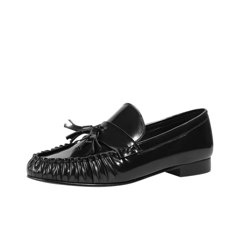 WUDASHU Loafers Women's Black/Tea Brown-0
