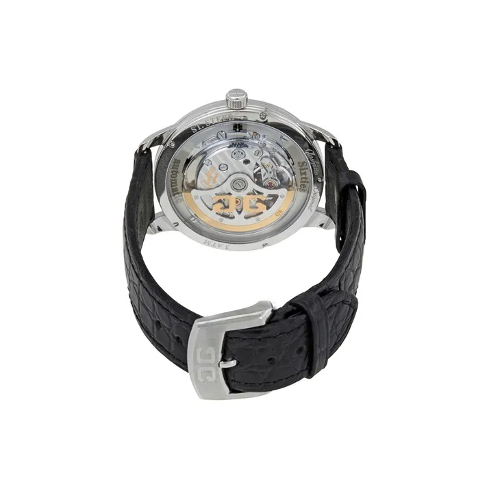 GLASHUTTE ORIGINAL VINTAGE Automatic Mechanical Movement Men's Watches Watch Silver Dial Stainless Steel Case-2