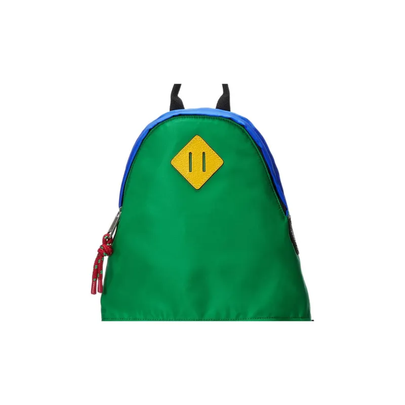 GUCCI The North Face Collaboration Leather Detail Backpack Men's Blue/Green-8