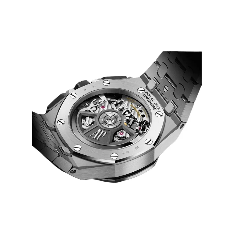 AUDEMARS PIGUET Automatic Mechanical Movement Men's Watch Silver Dial 18K White Gold Watch Case 18K White Gold Strap-2