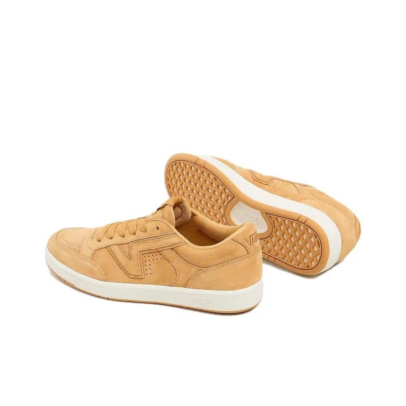 Vans Lowland Comfycush Slip-Resistant Cushioning Low-Top Skateboard Shoes Women's Yellow-3