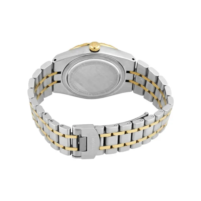 TUDOR Royal Collection Automatic Mechanical Movement Women's Watch Watch 34mm Gold Dial Steel Case Steel Strap-2