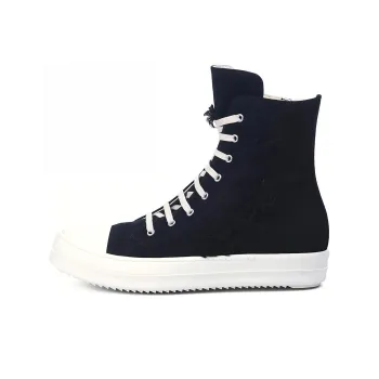 Rick Owens DRKSHDW Strobe High Top Stylish Skateboarding Shoes Men's Black