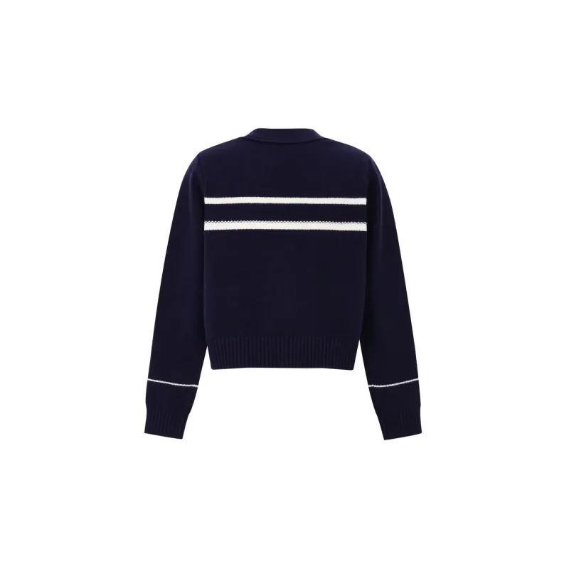 PP LAND Sweater Women's Navy Blue-1