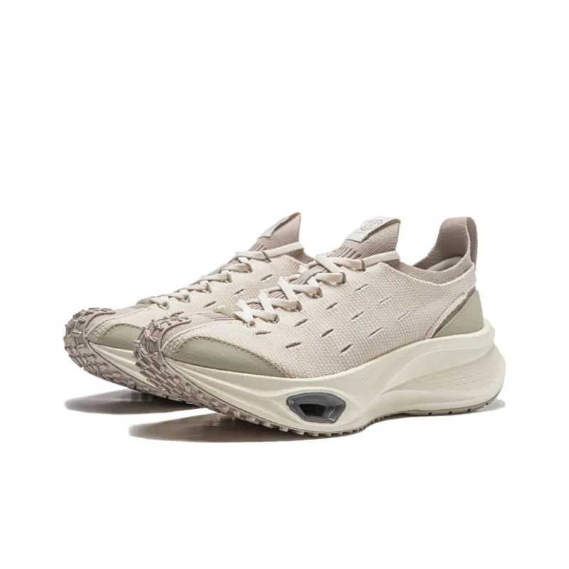 LiNing Cushioned Wear Resistant Slip Resistant Low Top Trendy Casual Shoes Unisex Gray-2