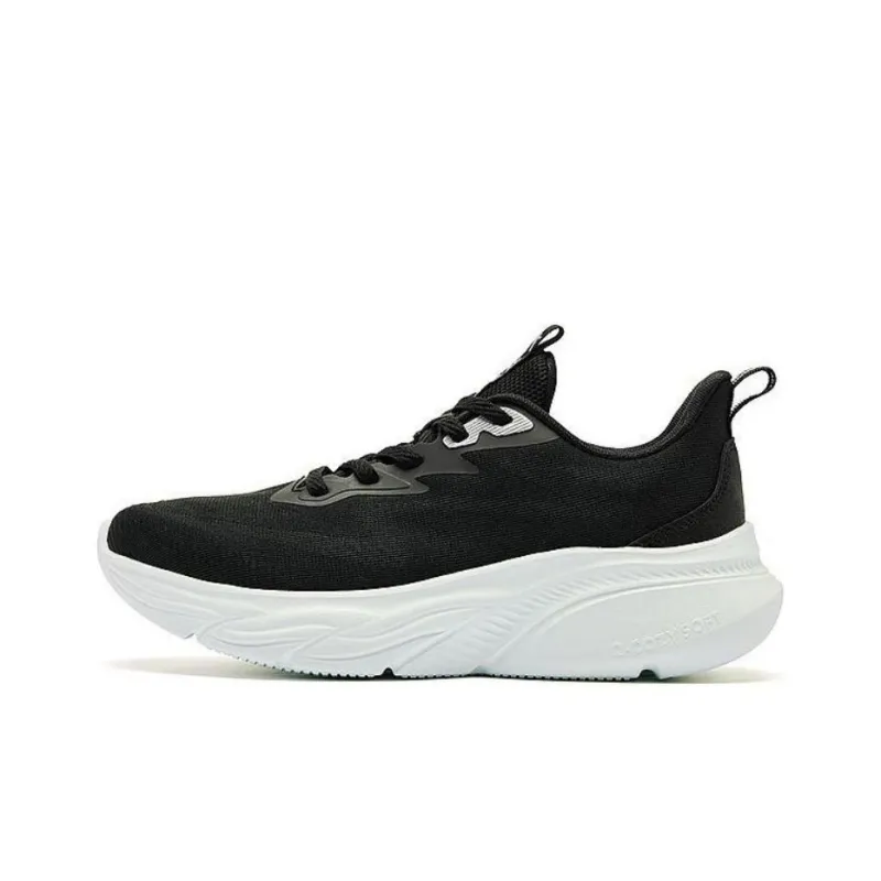 QIAODAN Yuebu 2.0 Durable Breathable Low Top Q COZY SOFT Running Shoes Women's Black White-0