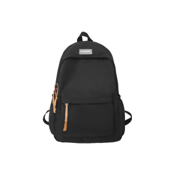 GEERDUN Nylon Backpack Regular Unisex Black/Yellow/Blue