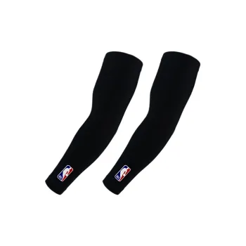 NBA Arm Guards 2 Pack Black White Unisex