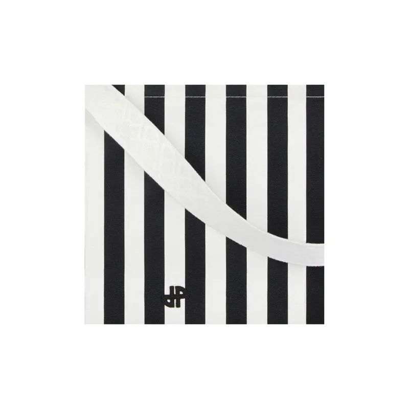 Patou Large Jp Striped Canvas Tote Bag-1