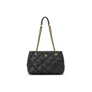 ROBERTA DI CAMERINO Synthetic Leather Chain Bag Shoulder Bag Large Bag Crossbody Bag Tote Regular Women's Black/White