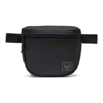 Herschel Recycled Fabric Crossbody Fanny Pack Unisex Pure Black