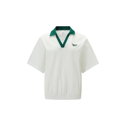 Reebok Polo Shirt Women's Natural White