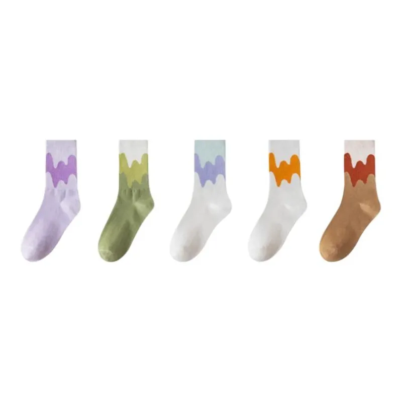 2323 Mid Calf Socks Women's 5 Pack-6