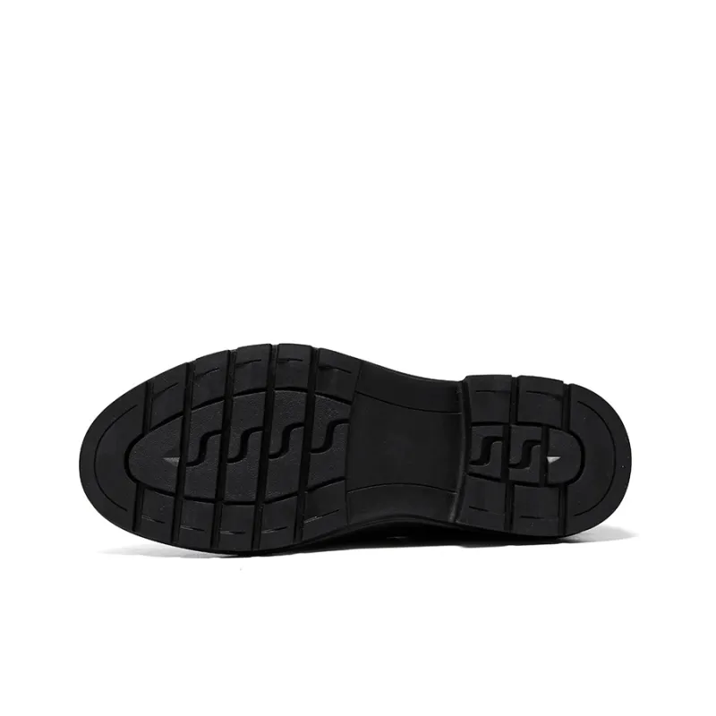 ZUWUDONG Dress Shoes Men Low Top Brown, Black-9