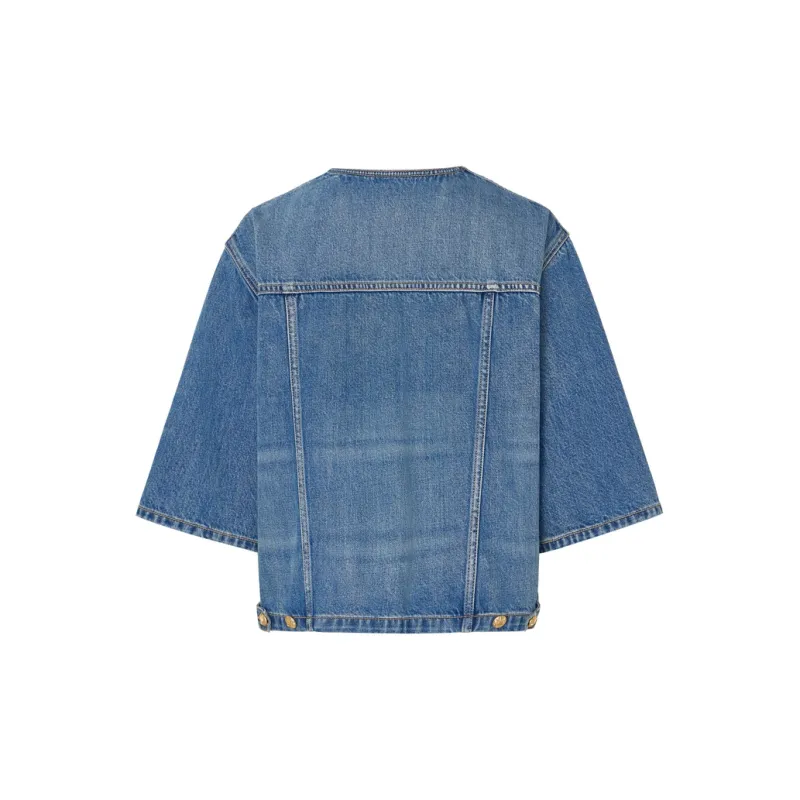MO&CO Denim Jackets Women's-4