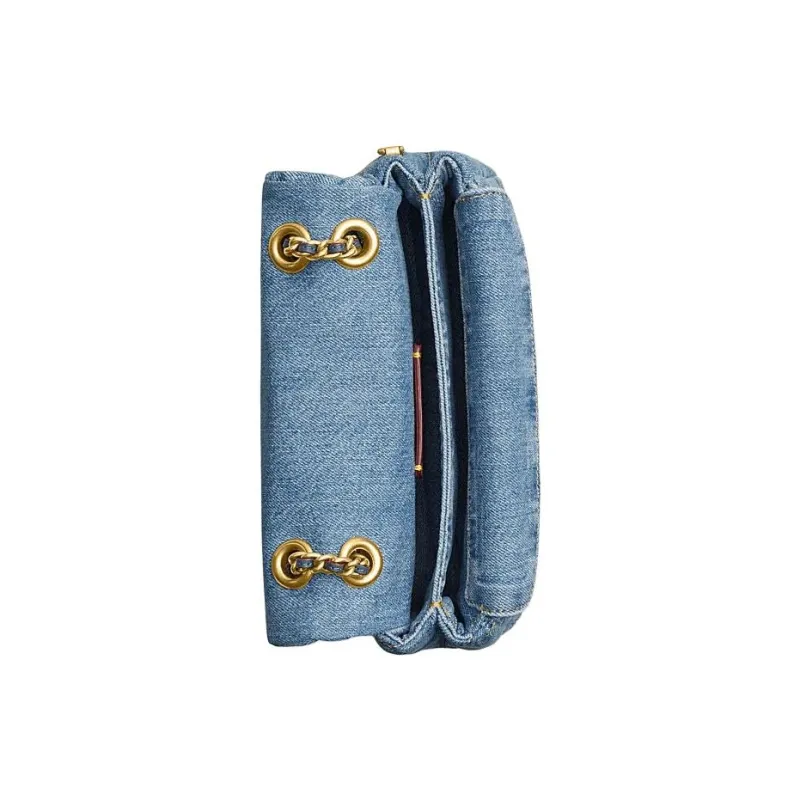 COACH Tabby Fabric Crossbody Bag, Shoulder Bag Women's Indigo-3