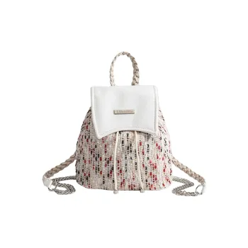 UNITE STAR PU Backpack Handbag Regular Women's Bubble Gum White/Jumping Candy Color