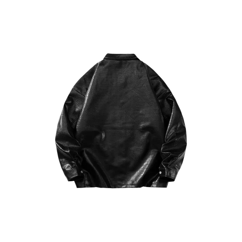 THREE BODY Leather Jacket Unisex-3