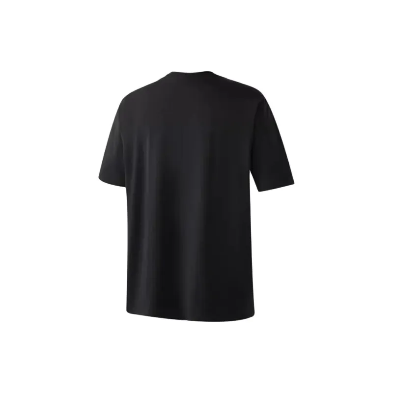 NBA Drop Shoulder Sleeve T-Shirt Unisex Black-1