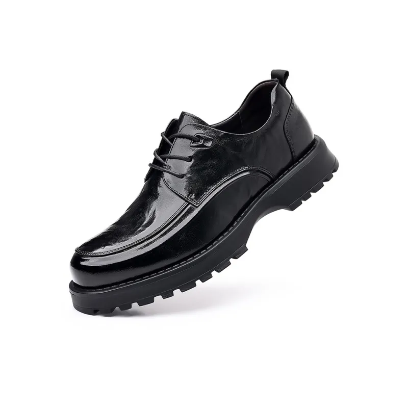 YEDANI Dress Shoes Men Low Top Black/Brown-1