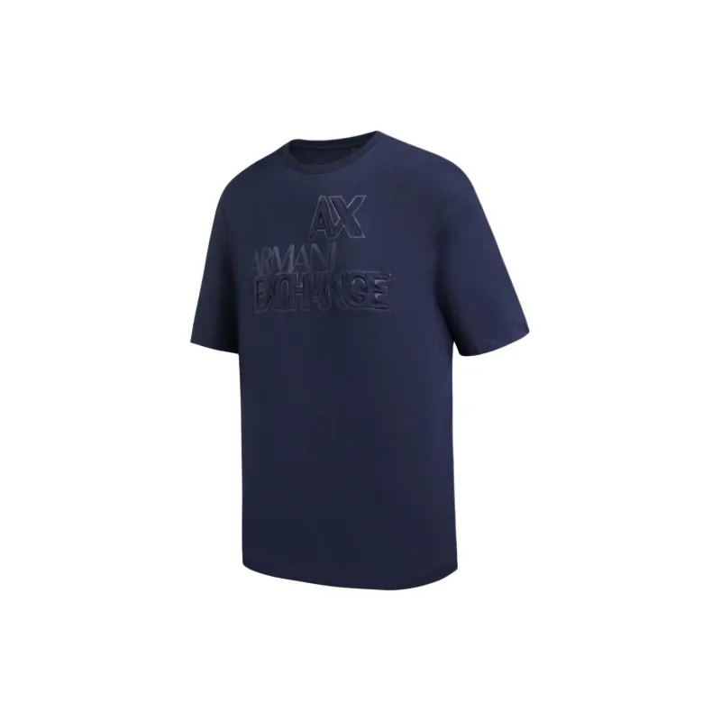 ARMANI EXCHANGEAE SS24 T Shirt Men's Navy Blue-2
