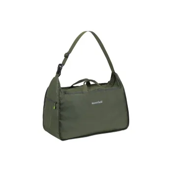MONTBELL Nylon Handbag, Shoulder Bag Extra Large Unisex Khaki Green