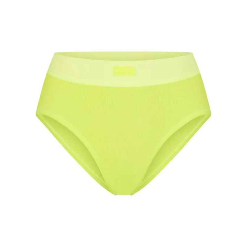 SKIMS COTTON RIB BRIEF Underpants Women's 1 Pack DAFFODIL/Daffodil-0