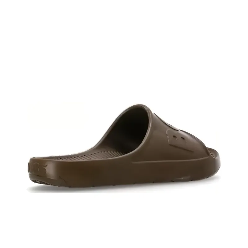 BOSS Logo embossed Open toe Slides-3