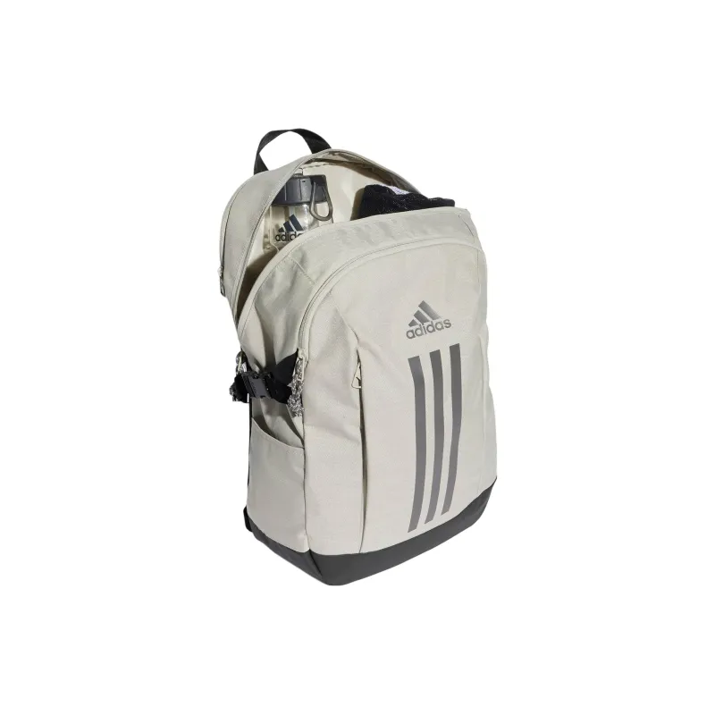 Adidas Recycled Polyester Backpack Regular Unisex Light Gray & Charcoal Gray-2