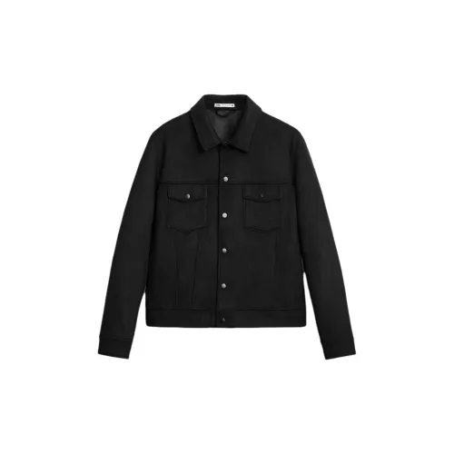 ZARA Jackets Men Black