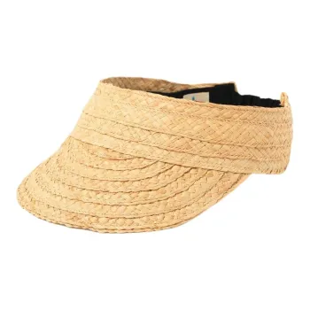 Beams Raffia Sun Protection Hats Kids' Beige