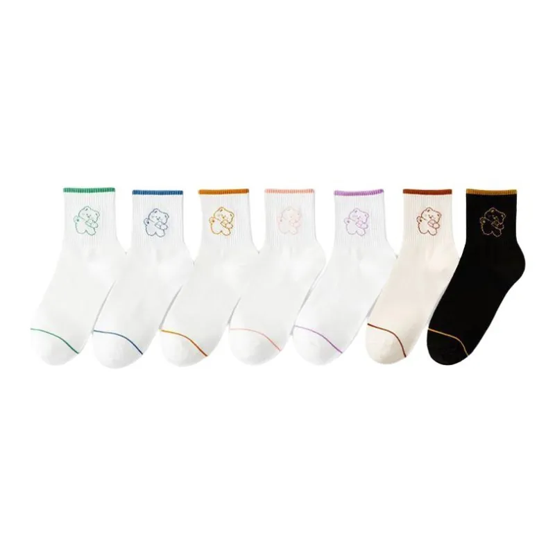 2323 Mid Calf Socks Women's 7 Pack-4