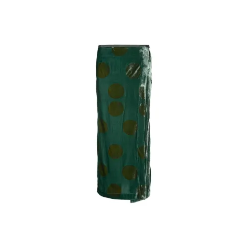 UMA WANG Casual Long Skirts Women's Green