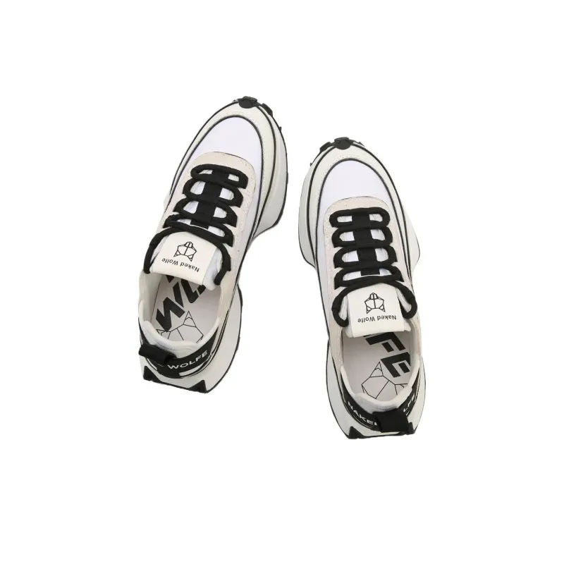 Naked Wolfe Petal Low Top Casual Shoes Women's Black White-3