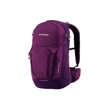 MONTBELL Nylon Outdoor Mountaineering Bag Backpack Regular Unisex Mulberry Red