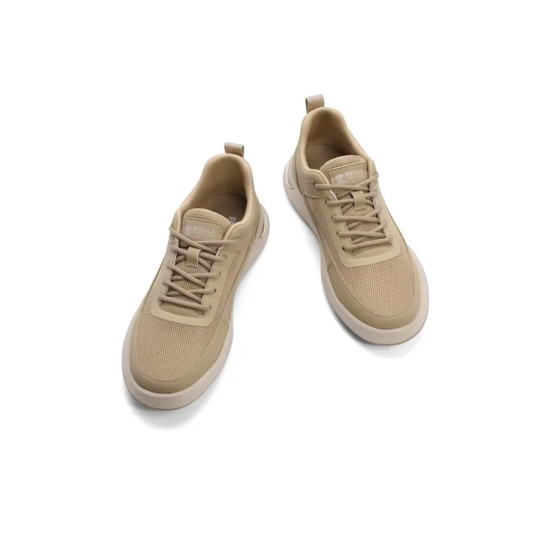 BELLE Low Top Casual Shoes Men's Black, Apricot-7