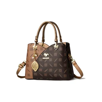 Weymond Soft Leather PU Shoulder Bag Crossbody Bag Handbags Regular Women's Red/Champagne