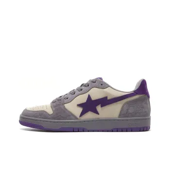 BAPE A BATHING APE Court Sta Mist Grey Royal Purple