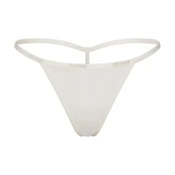 SKIMS COTTON Collection COTTON LOGO STRING THONG Underpants Women's 1 Pack MARBLE/Marble