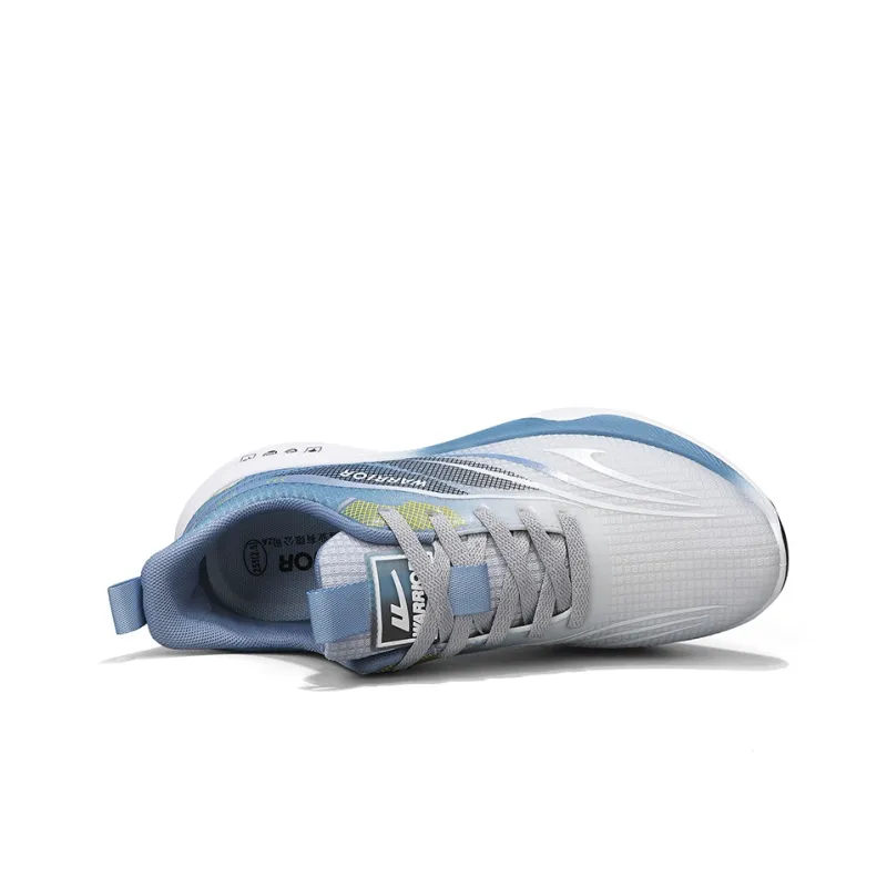Warrior Wear resistant And Lightweight Low Top Running Shoes Men's Gray Blue-2