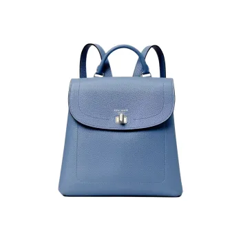 Kate Spade Leather Backpack Medium Size Women's Stingray Blue